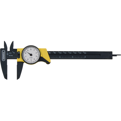Compas m&eacute;trique &agrave; cadran, R&eacute;solution de 0,001 mm, 150 mm gamme de mesure Air Extreme Inc.