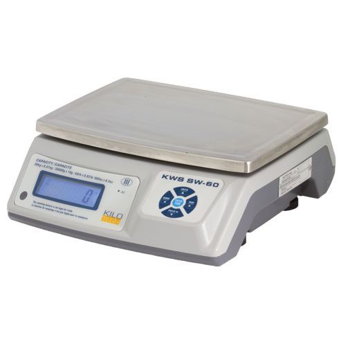 Electronic Digital Weighing Scales, 60 lbs. / 30 kg Cap., 0.01 kg/10 g/0.02 lbs./0.5 oz. Graduations Air Extreme Inc.