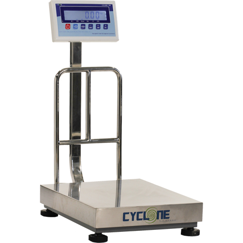 Cyclone 150 Bench and Platform Scale, 300 lbs. / 150 kg Capacity, 15-3/4" L x 19-7/10" W Air Extreme Inc.