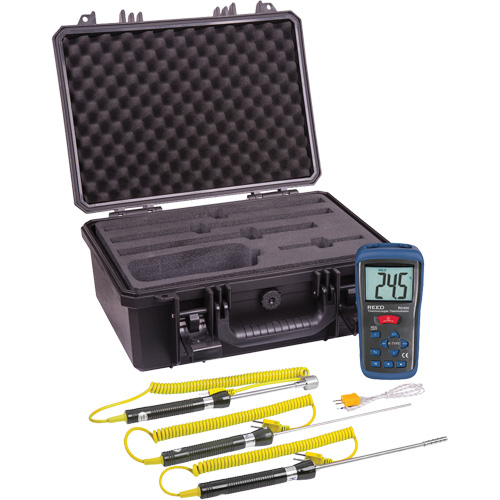 Ensemble de thermom&egrave;tre &agrave; thermocouple, Contact, Num&eacute;rique, -58-2000°F (-50-1300°C) Air Extreme Inc.