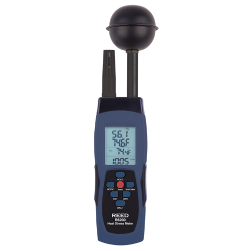 Compteur de contrainte thermique au thermom&egrave;tre-globe mouill&eacute; (WBGT) Air Extreme Inc.