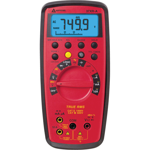 37XR-A True RMS Digital Multimeter, AC/DC Voltage, AC/DC Current Air Extreme Inc.