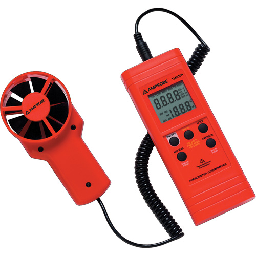 TMA10A Anemometer Thermometer, Not Data Logging, 0.4 - 25 m/sec Air Velocity Range Air Extreme Inc.