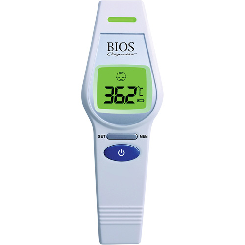 Non-Contact Forehead Thermometer, 0°C - 100.0°C (32.0°F - 212.0°F), Fixed Emmissivity Air Extreme Inc.