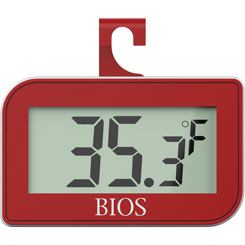 Fridge/Freezer Thermometer, Non-Contact, Digital, -4-122°F (-20-50°C) Air Extreme Inc.
