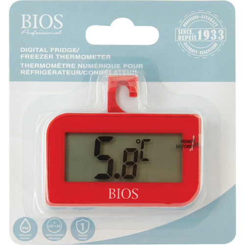 Fridge/Freezer Thermometer, Non-Contact, Digital, -4-122°F (-20-50°C) Air Extreme Inc.