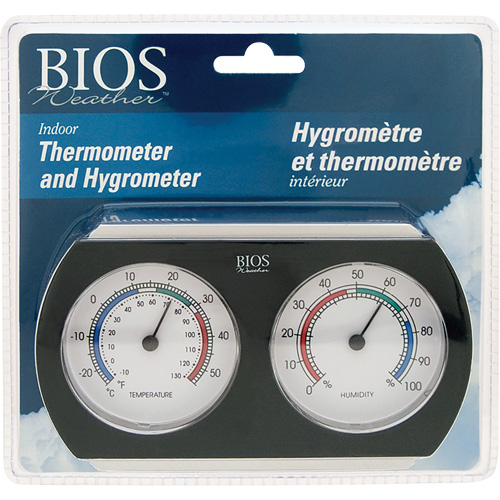 Indoor Thermometer/Hygrometer, 10°- 130° F ( -25° - 55° C ) Air Extreme Inc.
