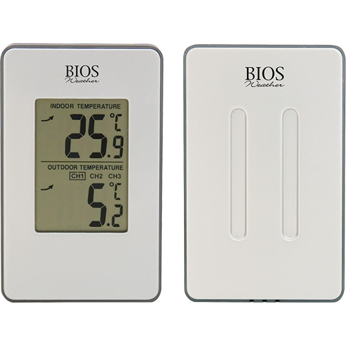 Indoor/Outdoor Wireless Thermometer, Non-Contact, Analogue, 31-158°F (-35-70°C) Air Extreme Inc.