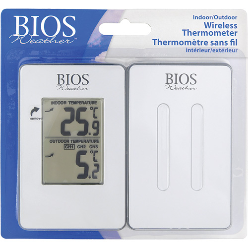 Indoor/Outdoor Wireless Thermometer, Non-Contact, Analogue, 31-158°F (-35-70°C) Air Extreme Inc.