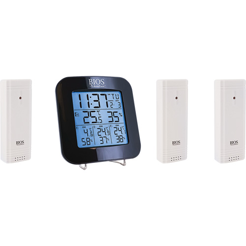 Wireless Weather Station with 3 Sensors, Non-Contact, Digital, 40-158°F (-40-70°C) Air Extreme Inc.