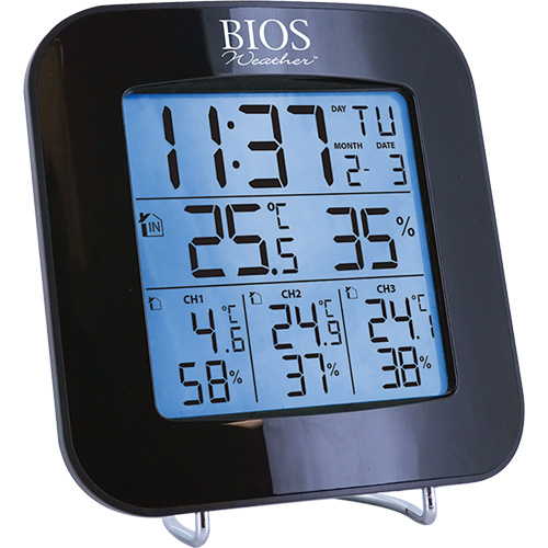 Wireless Weather Station with 3 Sensors, Non-Contact, Digital, 40-158°F (-40-70°C) Air Extreme Inc.