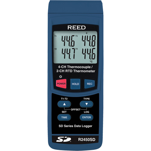 Thermom&egrave;tre &agrave; thermocouple pour enregistreur de donn&eacute;es avec certificat de calibration Air Extreme Inc.