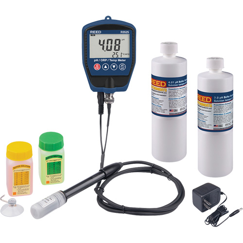 pH/mV Meter with Buffer Solution & Power Adapter Kit Air Extreme Inc.