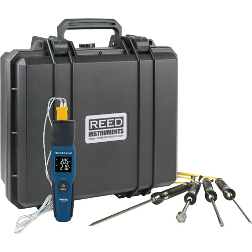 Thermom&egrave;tre &agrave; thermocouple de s&eacute;rie intelligente R1640 avec sondes de type K, Contact, Num&eacute;rique, 32-122°F (0-50°C) Air Extreme Inc.