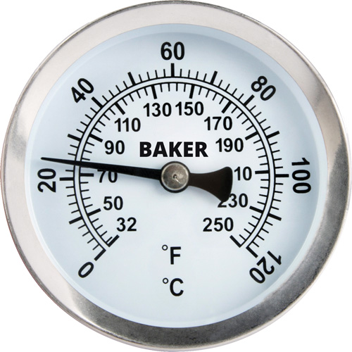 Thermom&egrave;tre de surface tuyau, Sans contact, Analogique, 32-250°F (0-120°C) Air Extreme Inc.
