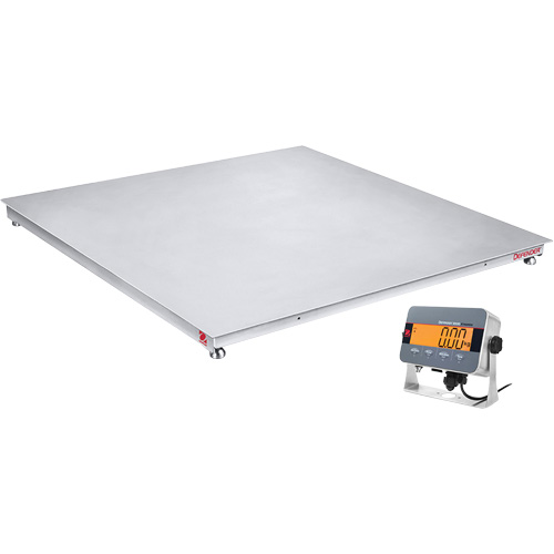 DEFENDER 3000 Washdown Floor Scale, 5000 lbs. Capacity, 48" W x 48" L Air Extreme Inc.