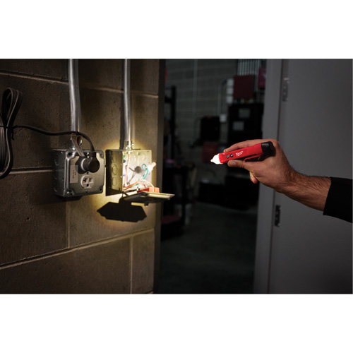 Voltage Detector with LED & GFCI Receptacle Tester Kit, 50 V - 1000 V, Display & Sound Alert Air Extreme Inc.