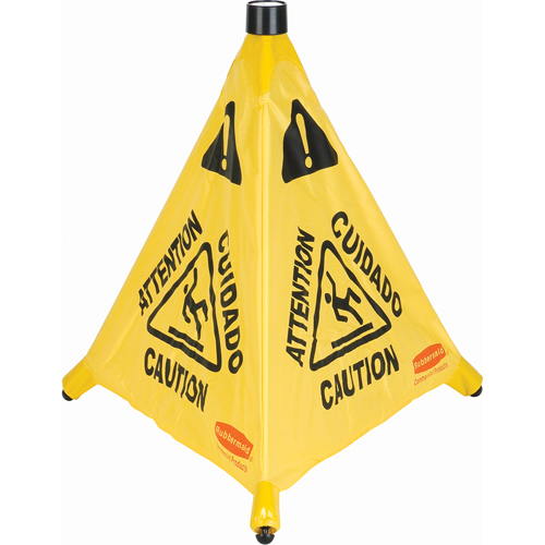 Pop-Up Safety Cone, Trilingual With Pictogram Air Extreme Inc.