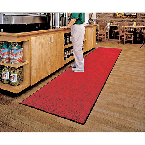 Tapis ColorStar, Essuie-pieds, 3' x 5' x 3/8", Rouge/noir Air Extreme Inc.