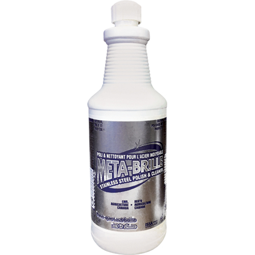 Poli pour l'acier inoxydable Meta-Brille, 950 ml/950,0 ml, Bouteille Air Extreme Inc.