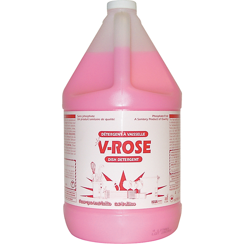 D&eacute;tergent liquide pour vaisselle V-Rose, Liquide, 4 L, Fraîcheur Air Extreme Inc.