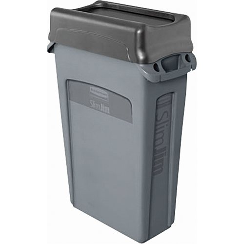 Slim Jim&reg; Container with Venting Channels, Plastic, 23 US gal. Air Extreme Inc.