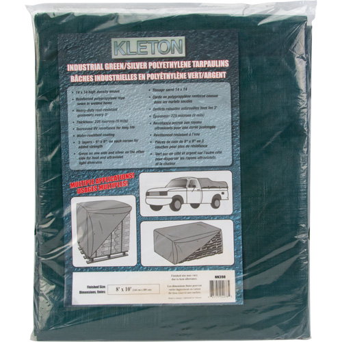 Tarp, Heavy-Duty, Green, 8' x 6' x 9 mils Air Extreme Inc.