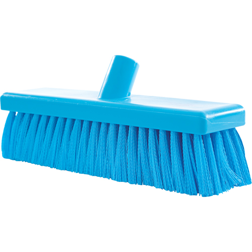 General Purpose Floor Brooms, Coarse Bristles, 12", Polyester, Blue Air Extreme Inc.