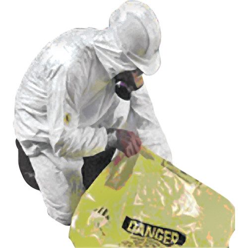 Sure-Guard Hazardous Waste Removal Liners, Asbestos, 50" L x 35" W, 3 mil Air Extreme Inc.