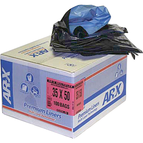 Premium Liners, 2X Strong, 30" W x 38" L, Black Air Extreme Inc.
