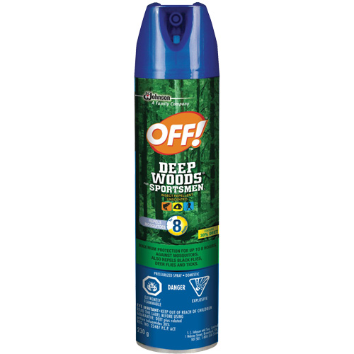 Insectifuge pour sportifs Off! R&eacute;gions sauvages, DEET &agrave; 30 %, A&eacute;rosol, 230 g Air Extreme Inc.