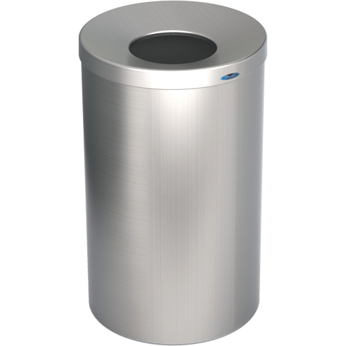 R&eacute;cipient &agrave; d&eacute;chets pour halls, Acier inoxydable, 33 gal. US Air Extreme Inc.