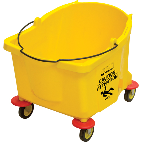 Mop Bucket, 9.5 US Gal. (38 qt.) Capacity, Yellow Air Extreme Inc.