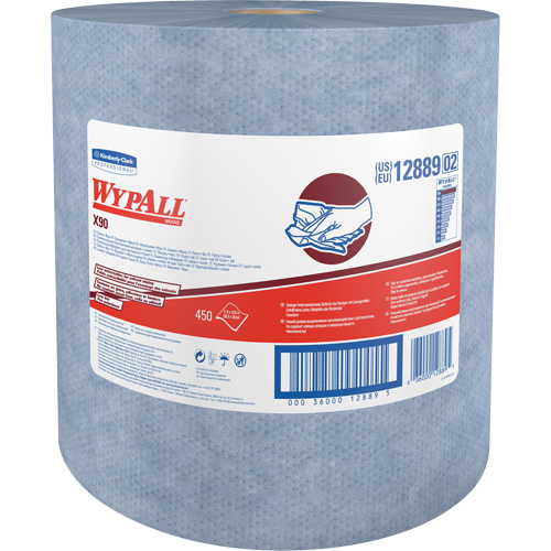 Essuie-tout X90 jumbo en rouleau, Robuste, 12-1/5" lo x 12-2/5" la Air Extreme Inc.
