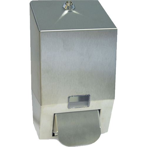 Stainless Steel Soap Dispenser, Push, 1000 ml Capacity, Cartridge Refill Format Air Extreme Inc.