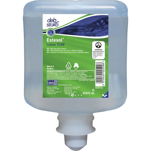 Nettoyant l&eacute;ger et pure pour les mains Estesol, Cr&egrave;me, 1 L, Recharge, Fraîcheur Air Extreme Inc.