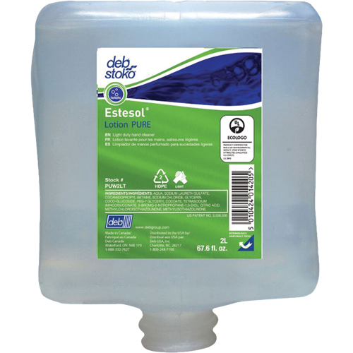 Nettoyant l&eacute;ger et pure pour les mains Estesol, Cr&egrave;me, 2 L, Recharge, Fraîcheur Air Extreme Inc.