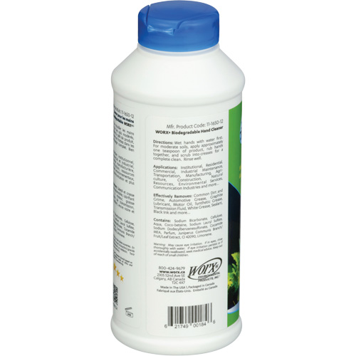 Nettoyant pour les mains biod&eacute;gradable, Poudre, 0,406 lb, Bouteille, Parfum&eacute; Air Extreme Inc.