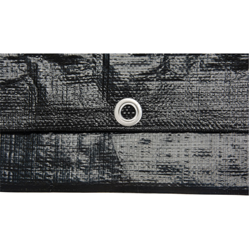 Tarp, Light Industrial Duty, Black, 6' x 8' x 8 mils Air Extreme Inc.