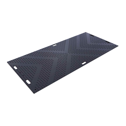LibertyMat&reg; Medium-Duty Ground Protection, 4' x 8', High Density Polyethylene, Textured, Black Air Extreme Inc.