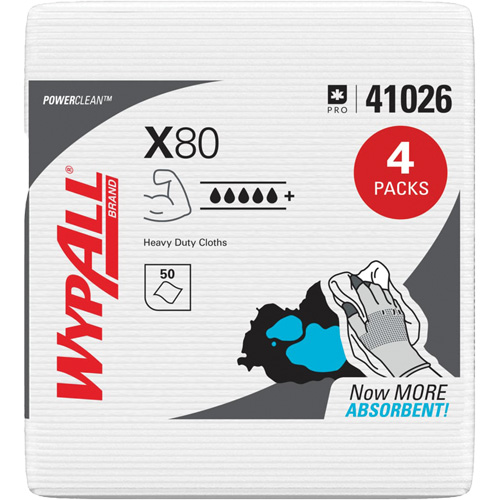 X80 Wipers, Heavy-Duty, 12-1/2" L x 12" W Air Extreme Inc.