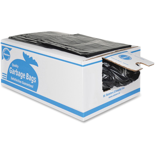 Industrial Garbage Bags, Strong, 36" W x 26" L, 0.85 mils, Black Air Extreme Inc.