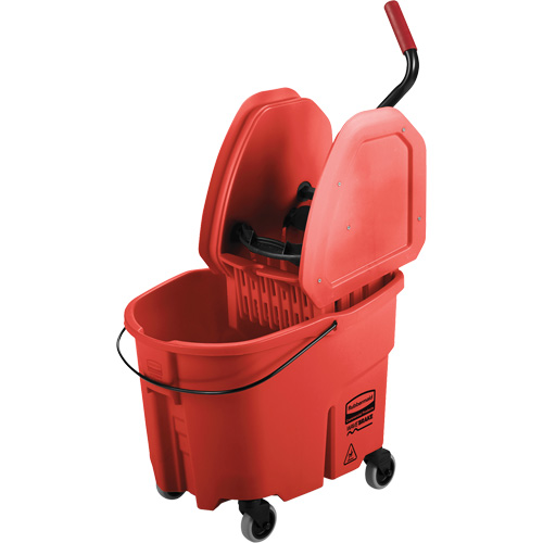 Ensemble de seau pour vadrouille et essoreuse WaveBrake, Pression vers le bas, 8,75 gal. US (35 pintes), Rouge Air Extreme Inc.