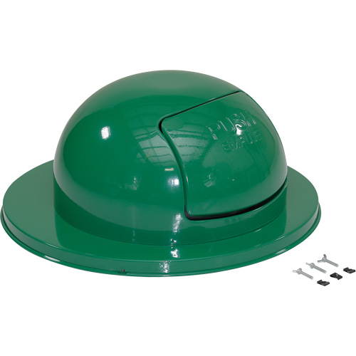 Couvercle pour baril &agrave; d&eacute;chets, Couvercle bomb&eacute;, M&eacute;tal, Convient aux contenants 23-1/2" dia. Air Extreme Inc.
