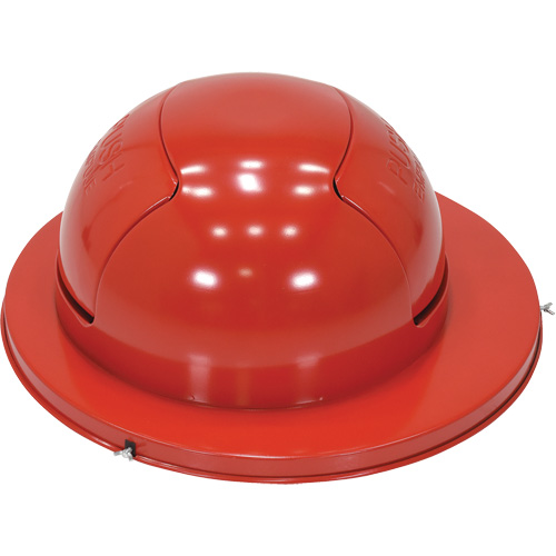 Drum Waste Disposal Top, Dome Lid, Metal, Fits Container Size: 23-1/2" Dia. Air Extreme Inc.
