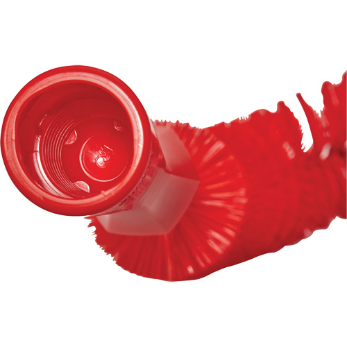 Hooked Brush, Medium/Stiff Bristles, 15-1/2" Long, Red Air Extreme Inc.