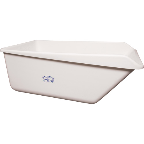 Bac de rangement avec rebord inclin&eacute;, Plastique, Blanc Air Extreme Inc.