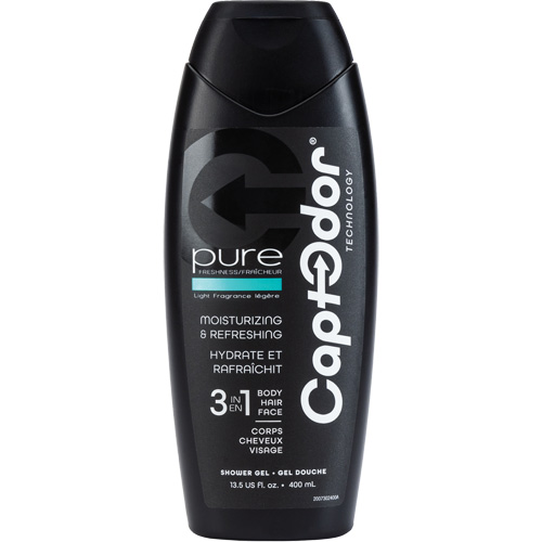 Gel douche 3 en 1, 400 ml, Pure fraîcheur, Bouteille Air Extreme Inc.