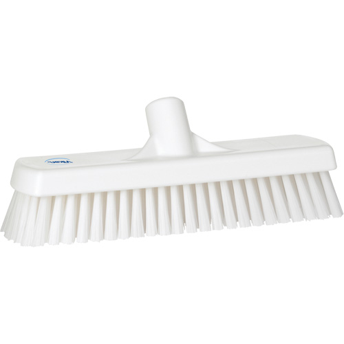 Brosse &agrave; r&eacute;curer pour planchers et murs, Crins Ferme, 12", Polyester, Blanc Air Extreme Inc.