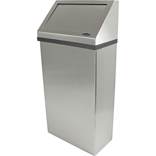 Poubelle murale, Acier inoxydable, 13,2 gal. US Air Extreme Inc.